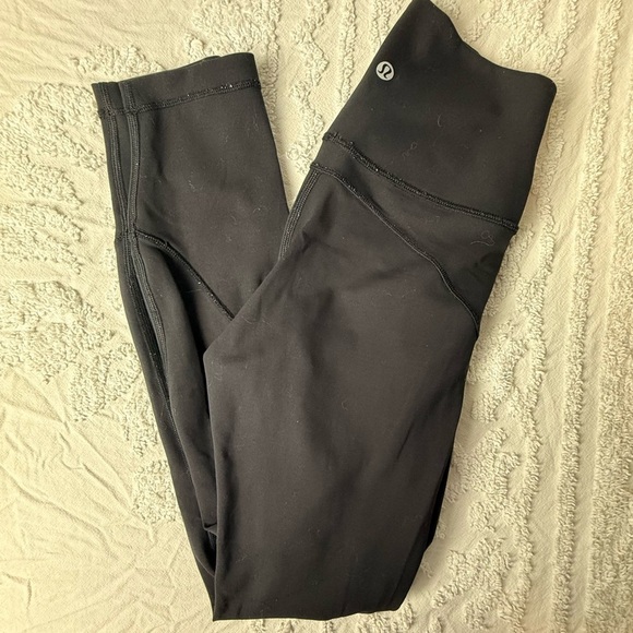 Lululemon In Movement Legging Pants LW5ANXS Black Activewear Tight - Picture 1 of 8